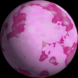 Rotating planet gif